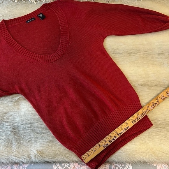 VICTORIA’S SECRET Moda International Maroon Scoop Neck S Long Puff Sleeve - Picture 6 of 8